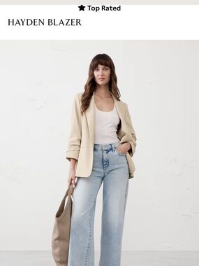Banana Republic Hayden Blazer in Beige